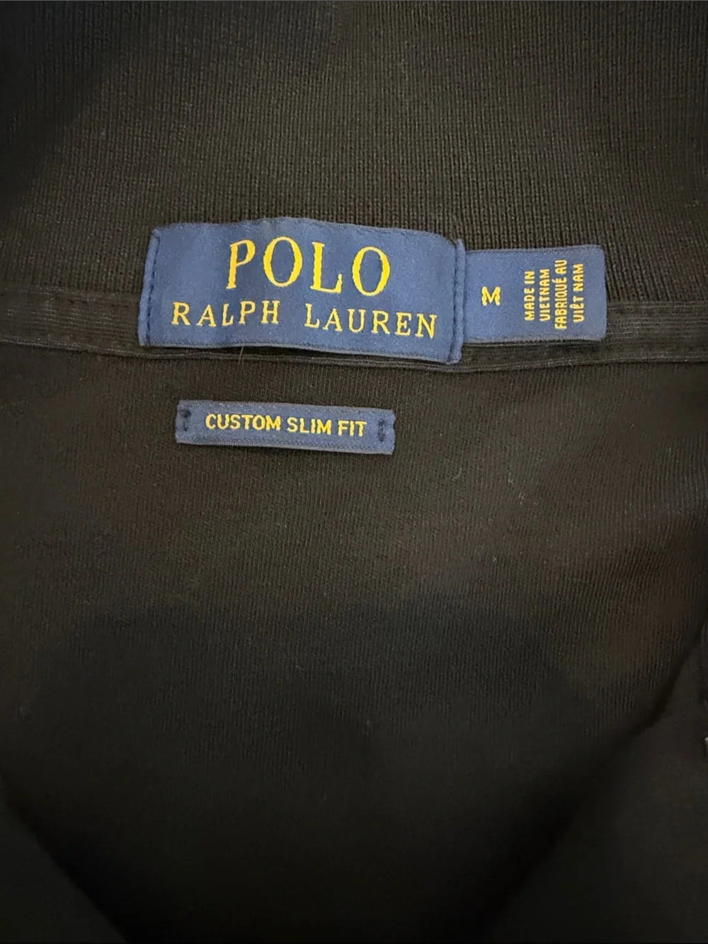 Ralph Lauren Men’s Black Polo with Yellow Pony